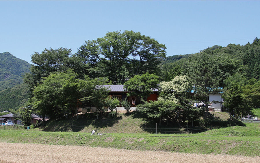 山城の腰掛け